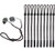 10PCS Black Adjustable Glasses Strap Eyeglass Cord Eyeglass Holders Eyewear Retainer Glasses Retainer Cord Chains Lanyards Around Neck Sunglass Straps