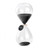 Hourglass Sand Timers - SWISSELITE Biloba Hourglass Sand Timer  6-5 Inch Black Sand Timer In 30 Mins