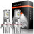 AUXLIGHT 9008 H13 High Low Dual Beam LED Headlight Bulbs  12000LM Per Set 6500K Xenon White -Pack of 2-