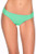Becca By Rebecca Virtue Womens Tab Side Hipster Bikini Bottom Minty Fresh S