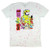 Nickelodeon 90s Classic Ren and Stimpy  and Hey Arnold Vintage T-Shirt XX-Large