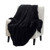 Bedsure Soft Fuzzy Faux Fur Sherpa Fleece Twinhrow Blanket Black- Warm Thick Fluffy Plush Cozy Reversible Shaggy Blanket for Sofa and Bed -Comfy Furry