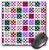 3dRose LLC 8 x 8 x 0.25 Inches Boxes of Polka Dots Mouse Pad (mp_60754_1)
