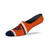 For Bare Feet - NFL Cruisin No Show Ankle Socks -Chicago Bears  Medium -5-10--