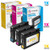 LD Products Ink Cartridge Replacement for HP 952XL ( Cyan,Magenta,Yellow , 3-Pack )