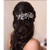 Catery Flower Bride Wedding Headband Silver Hair Piece Leaf Pearl Hair Vine Crystal Hair Jewelry Braid Headpieces Bridal Hair Accessories for Women an
