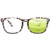 Gaoye Progressive Multifocus Reading Glasses Blue Light Blocking Women-Men Computer Readers with Spring Hinge -Leopard  2-0-