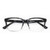Reading Glasses Blue Light Blocking for Women Men Square Nerd Eyeglasses Frame Computer Reader -Magnification -2-75  Black Crystal-