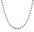 Greendou Fashion Jewelry 925 Sterling Silver 3mm Popcorn Beads Chain Necklace for Men Women -16 inch-