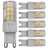 JCKing -Pack of 5 5W G9 Energy Saving Bulb Lamp 51 SMD 2835 LEDs AC100-130V Natural White -4000-4500K- 450LM 50W Halogen Bulbs Equivalent LED G9 Spotl