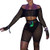 ECHOINE Womens Sexy See Through Sexy Mesh 2 Piece Outfits Bodycon Jumpsuit Clubwear Black