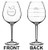 20 oz Jumbo Wine Glass Funny Two Sided Good Day Bad Day Don't Even Ask Teacher