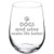 17 oz Stemless Wine Glass Funny Dogs and Wine Make Life Better