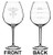 Wine Glass Goblet Two Sided Good Day Bad Day Don't Even Ask NP Nurse Practitioner (20 oz Jumbo)