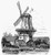 Holland Windmill 1878 Nline Engraving 1878 Poster Print by -18 x 24-