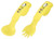 OSK Peanuts Snoopy Spoon & Fork Set for Baby CPB-5 Yellow