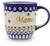 Polish Pottery 11 oz Mug (Mom - Mama Theme) + Certificate of Authenticity