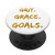 Grit Grace Goals Motivational Gift PopSockets Grip and Stand for Phones and Tablets