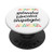 Melanated Educated Unapologetic Melanin Black History Month PopSockets Grip and Stand for Phones and Tablets