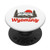 Retro Wyoming Outdoors 80s Mountain Vintage style PopSockets Grip and Stand for Phones and Tablets