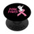 Cute power hand pink ribbon Breast cancer awareness month PopSockets Grip and Stand for Phones and Tablets