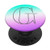 Pastel Initial G Teal Blue Green Purple Letter G Monogram PopSockets Grip and Stand for Phones and Tablets