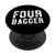Four Bagger Funny Cornhole Winner For Team 4th of July PopSockets Grip and Stand for Phones and Tablets