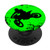 motocross dirt bike motorcycle rider distressed green PopSockets Grip and Stand for Phones and Tablets