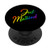 Just Married Gay Pride Rainbow Color Flag LGBT Graphic Print PopSockets Grip and Stand for Phones and Tablets