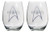 Star Trek Collectible Wine Glass Set, Starfleet Command Insignia Badge