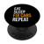 Eat Sleep Fix Cars Repeat Gift Funny Auto Mechanic PopSockets Grip and Stand for Phones and Tablets