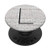 L Letter White Brick Wall Phone Socket  Monogram Initial L PopSockets Grip and Stand for Phones and Tablets