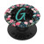 Monogram Letter G - Beautiful Floral Initial PopSockets Grip and Stand for Phones and Tablets