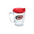 Tervis 1136020 NHL Carolina Hurricanes Primary Logo Tumbler with Emblem and Red Lid 16oz Mug, Clear