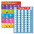2 Pack - ABC Alphabet and Number 1-100 Laminated Post Chart Set -Double Side Learning -18 x 24 inch-