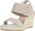 Skechers womens Ankle Strap Wedge Sandal  Natural  11 US