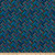 QT Quilt Fabrics Digital Beaded Blooms Beaded Weave Turquoise