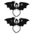 PIXNOR 2Pcs Halloween Party Headbands Halloween Themed Bat Wings Headband Light Hair Hoop Halloween Costume for Cosplay
