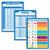 3 Pack - Multiplication Table Poster - Division - Fractions  Decimals and Percentages Chart -Laminated  18 x 24-