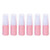 6Pcs 10ml-0-34oz Portable Plastic Lotion Pump Bottle with Lid Empty Refillable Press Bottle Travel Bottle Sample Storage Container Dispenser Vials Jar