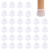 NUOCHUANG Chair Leg Floor Protectors  32 PCS Furniture Silicon Protection Cover for Round and Square Furniture Legs  Chair Leg Covers with Anti-Slip Bot