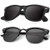 Mens Polarized Sunglasses for Women Semi Rimless Frame Driving Sun glasses?100 UV Blocking