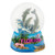 Florida Dolphins 100mm Resin Glitter Water Globe Plays Tune Sunshine on My Shoulders
