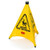 Rubbermaid Commercial 20 Inch Multilingual Wet Floor Pop-Up Floor Cone  Yellow -FG9S0000YEL-