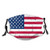 Grunge USA Flag-?Mouth Cover for Women Face Mask Reusable Washable Cloth for Men