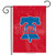 The Party Animal MLB Philadelphia Phillies MLB Garden Flag  Red  18 x 12-5