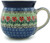 Polish Pottery Bubble Mug 16 oz Maraschino