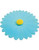 Charles Viancin Daisy Silicone Lid - Daisy - 8" - Blue