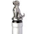 Stainless Steel Dog Wine Aerator Pourer - Deluxe Decanter Spout for Robust Red and White Wine - Pour Amore Bottle Pourer/Stopper & Air Diffuser by Chris's Stuff