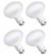 Hyperikon BR30 LED Bulb  9W -65W Equivalent-  DImmable Flood Light  E26  2700K  CRI90  4 Pack